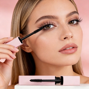 Private Label Waterproof <b>Mascara</b> <b>Oil</b>-<b>Free</b> Cream Makeup with Silicone Brushes Fiber Eyelash Cosmetics - Product Image 1