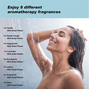 Coffret de bombes de douche aromathérapeutiques à marque privée, aux huiles essentielles naturelles, pour le soulagement du stress, <span class=keywords><strong>SPA</strong></span> à domicile, coffret cadeau bien-être - Product Image 3