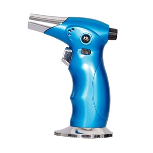 New Style Triple Flames Powerful Custom Logos <b>Cheap</b> Slant Torch Lighter for Wholesale Price - Product Image 1