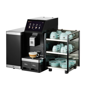 Máquina de Espresso Profesional Totalmente Automática BTB Factory con Función de Molienda de Granos para Uso Doméstico, Prepara Café con Leche - Product Image 3