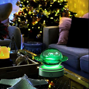 Lampada da Tavolo EURAN EU di Lusso Moderna, Cubo in Cristallo Inciso al Laser 3D 60-80mm, Luce Notturna - Product Image 3