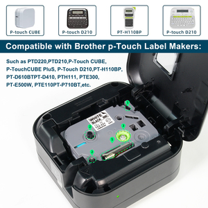 Cartouches compatibles PUTY pour imprimante d'étiquettes <span class=keywords><strong>Brother</strong></span> Tze231 12mm*8m Cassette vide Ruban d'imprimante d'étiquettes - Product Image 3