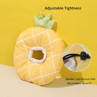 Waterdichte zachte herstelkraag voor huisdieren, zachte E-kraag voor katten en honden, ananas watermeloen anti-lik kraag, maten S M L, OEM groothandel, op maat gemaakt