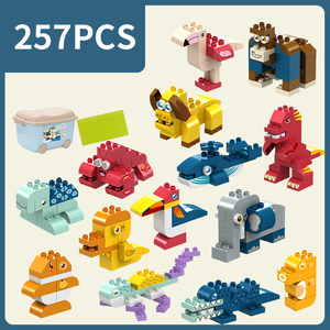 Blocs de Construction éducatifs, animaux, Zoo, grands blocs, jeu de bricolage créatif, cadeau pour enfants - Product Image 6