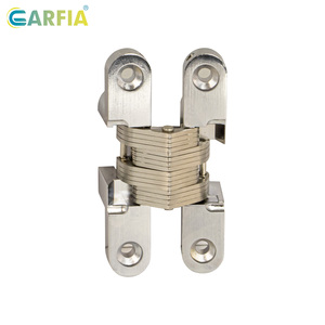 Nhà Máy Kẽm Hợp Kim 180 Tự Động Đóng Cửa Bản Lề Phục Hồi Thiết Bị Mềm Đóng Cửa Giấu Bản Lề Cho Các Trường Học & Phòng Ngủ Sử Dụng - Product Image 1