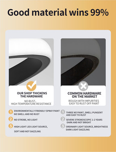 Lampara Lampu Plafon 85-265V Lampu Gantung 20+40+60cm Emas Suspensi Modern Chandelier untuk Dekorasi - Product Image 4