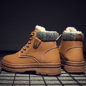 Vente en gros de nouvelles bottes d'hiver chaudes pour hommes, en fourrure, imperméables, à tige haute, résistantes au froid - Product Image 3