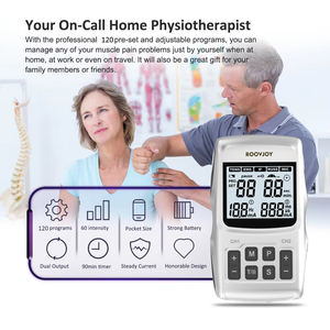 Sinir ağrı kesici dijital onlarca birim ev fizyoterapi ayarlanabilir darbe genişliği düşük frekans Ems kas stimülasyon makinesi - Product Image 5