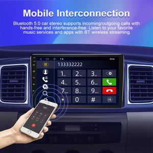 Universal 4 + 64GB 4GSIM 8-Core 1280*720QLED <span class=keywords><strong>Android</strong></span> 13 Radio estéreo para coche inalámbrico Carplay GPS WIFI pantalla táctil 2 DIN - Product Image 5