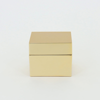 Pots en acrylique vides pour gel UV, personnalisables OEM/ODM, 5g, 10g, 15g, 30g, 50g, style luxe, électroplaqués, pour gel UV de construction et gel à ongles