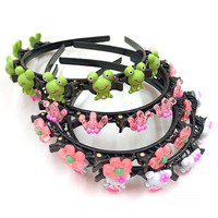 Aksesoris Rambut Anak Grosir, Desain Kartun, Bunga, Hewan, Jepit Rambut Anak Perempuan, Headband Plastik