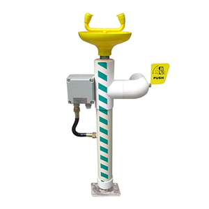 Estación de Lavado de Ojos y Cara Montada en Pared TWK-540D, Estación de Lavado de Ojos Independiente, Señalización y Letreros, Cumple con las Normas ANSI - Product Image 1