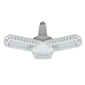 調整可能なオーバーヘッド6000ルーメンLed折りたたみファンガレージ業界照明ランプポータブル変形可能な天井Ledガレージライト