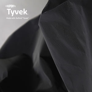 वाटरप्रूफ इंकजेट प्रिंट योग्य डुपॉन्ट टाइविक 1443r pu लेटेड टाइविक कपड़े काले ग्रे रेस बिब शीट फैब्रिक टाइविक पेपर 1082d - Product Image 2