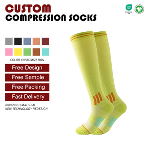 Профессиональные Компрессионные носки из спандекса и нейлона для фитнеса - Product Image 3