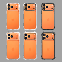 Coques de téléphone personnalisées en TPU transparent et PC, vente en gros avec support pour iPhone 17 Air ProMax, fabricant chinois de coques de téléphone imprimées