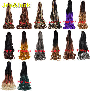 Extensiones de Cabello con <span class=keywords><strong>trenzas</strong></span> de onda larga, rizado Natural, marrón, 24 pulgadas, rizado francés, ondulado, sintético, <span class=keywords><strong>precio</strong></span> al por mayor - Product Image 6