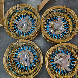 Roue à rayons en acier électroplaqué 13 pouces déport -70 mm, roue 14 pouces CB 78,1 mm, roue entièrement en acier pour voiture de tourisme - Product Image 1