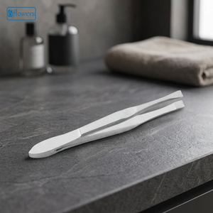 แหนบถอนคิ้วสแตนเลสแบบปลายตรงทนทานดีไซน์คลาสสิก - Product Image 3
