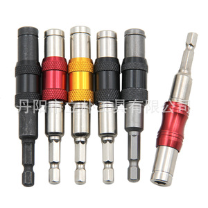 Extended Self Locking Connecting Rod Hex Shank Drill Bit 6mm 50mm High Carbon Steel Magnetic Air Screwdriver Adapter - Product Image 1