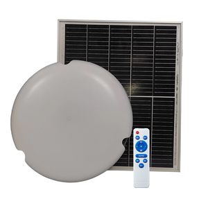 Plafonnier LED d'intérieur en aluminium 200W-500W, étanche IP66, alimenté par énergie solaire, avec télécommande pour la maison - Product Image 1