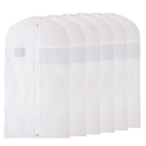 Sacs de voyage en gros pour vêtements, housses de costume anti-poussière réutilisables avec fenêtre transparente, logo personnalisé, design tendance pour enfants - Product Image 1