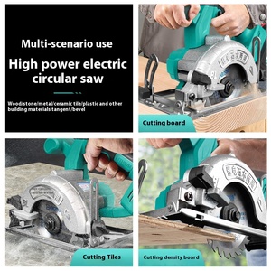 Xách tay 158vf không chổi than có thể sạc lại điện Thông tư Saw DIY lớp xây dựng công cụ điện cho gỗ cắt đá cẩm thạch Pin - Product Image 2