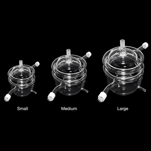 Custom OEM Quartz Glass <strong>Bottle</strong> Flask, Fused Silica Condenser Distillation Reflux High Purity Lab - Product Image 4