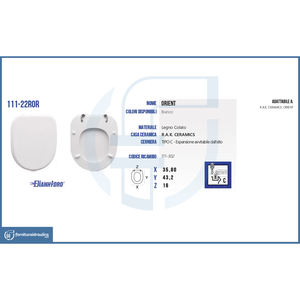 Cubierta para Asiento de Inodoro Orient Copriwater para Vaso - Product Image 2