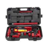 Kit de vérins hydrauliques fendus de 4 tonnes avec soupape de sécurité intégrée, équipement portable pour la réparation de bosses de carrosserie et l'expansion de tôles