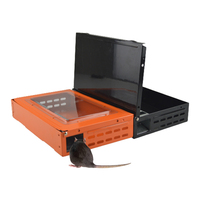 Acero galvanizado Humane Live Trampa para ratones más efectiva Control de plagas de metal Las mejores trampas para ratones con ventana transparente para el hogar
