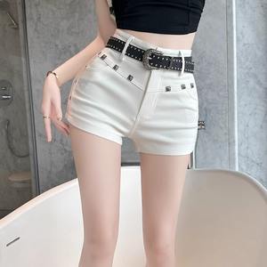 กางเกงขาสั้นผ้าฝ้ายสีดำสำหรับผู้หญิงกางเกงขาสั้นเซ็กซี่แนวสตรีทเอวสูงแนวสปอร์ตเอวสูงสำหรับวัยรุ่นกลางแจ้งฤดูร้อน - Product Image 3