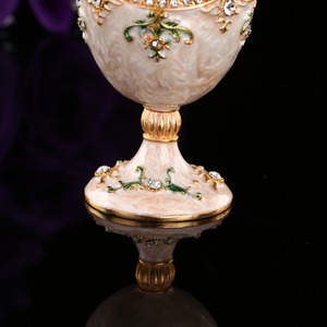 Bán Hot Handlecraft Egg Shape Kim Loại Hộp Đồ Trang Sức (QF3388) - Product Image 6