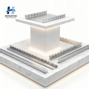 Bandeja de Cables Galvanizada Perforada para Edificios Comerciales, Resistente al Fuego y con Disipación de Calor, en Oferta por Tiempo Limitado - Product Image 4