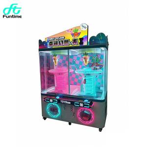 Máquina recreativa de grúa de alta calidad para 2 jugadores, mini máquina de garras para premios de peluches, operada con monedas, para parques de atracciones. - Product Image 3
