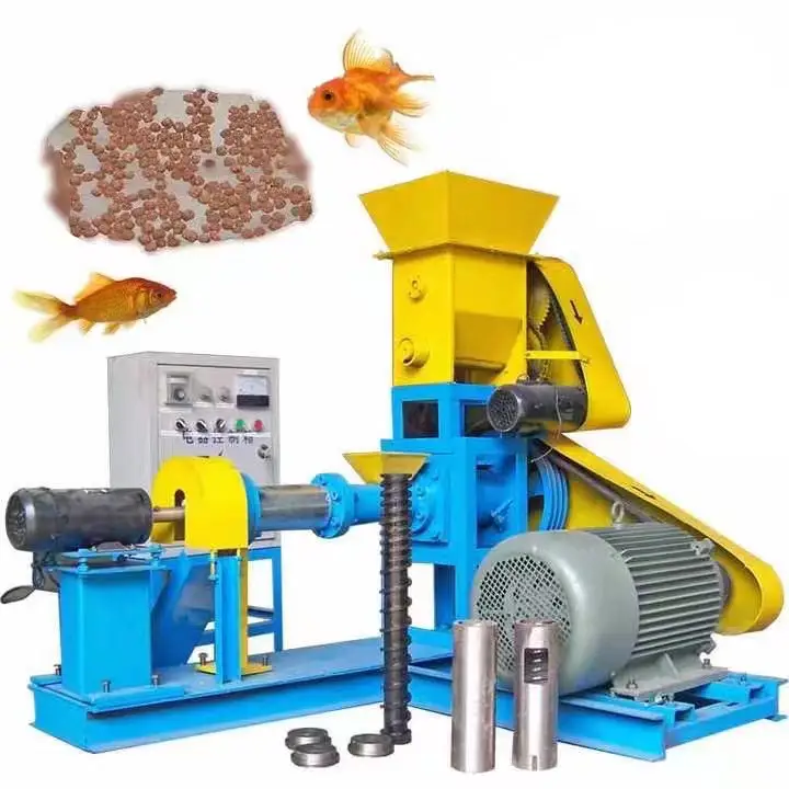 small cheap shrimp dog cat pet food mill pellet making manufacturing pelletizer floating fish feed extruder machine for animal