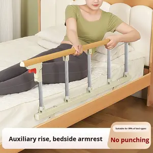 तैयार स्टॉक थोक फोल्डेबल बेड रेल्स बुजुर्गों की सहायता नो-ड्रिल बेडसाइड हैंडरेल अस्पताल में बेडसाइड गार्ड का उपयोग करता है - Product Image 4