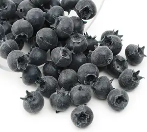 Поддельная черника, Реалистичная черника, имитация реалистичных синих ягод, искусственные фрукты для поделок, украшения домашнего кухонного шкафа