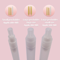 Stylo marqueur à craie liquide en plastique à double tête Stylo à tige vide Barils Stylo à peinture rechargeable Accessoires pour graffiti
