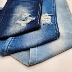 Tela Vaquera Azul de Alta Calidad, Mezcla de Poliéster/Algodón, Resistente a las Arrugas y a la Abrasión, Peso Pesado 370g/m para Abrigos/Chaquetas - Product Image 2