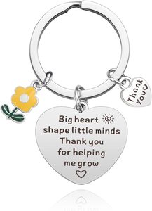 Portachiavi <span class=keywords><strong>Personalizzati</strong></span> per Studenti con Piccolo Fiore Rosso, Regalo di Ringraziamento per Insegnanti, Portachiavi <span class=keywords><strong>Personalizzati</strong></span> con Charm - Product Image 6
