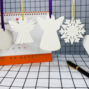 Pendentif en céramique Eco Heart, perle suspendue sur corde, ornement, cadeau pour la Saint-Valentin, design personnalisé disponible - Product Image 3