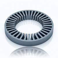 Lembaran Laminasi Inti Besi Baja Silikon CRGO Berorientasi Butiran EI57 Standar ASTM Ketebalan 0.3-0.35mm untuk Pengatur Tegangan Daya