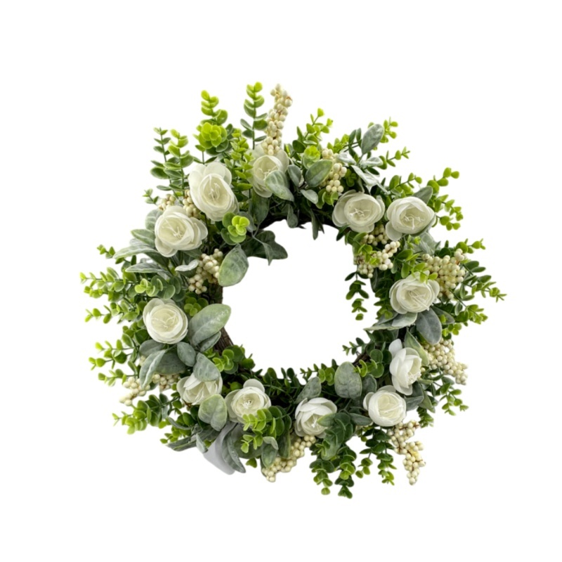70cm Easter Floral Wreath Plastic Eco