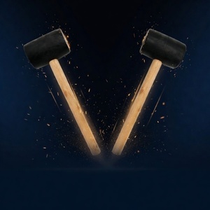 ค้อนยางหน้ากันลื่นสำหรับติดตั้งกระเบื้องและปูพื้นทนทาน - Product Image 2