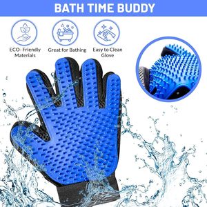 Hot Five-Finger Silicone Cats Hair Removal Gloves Gentle Shedding Brush <b>Pet</b> Grooming Washing Gloves <b>Pet</b> <b>Cleaning</b> <b>Bathing</b> - Product Image 3