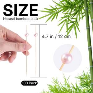 متعددة الألوان كوكتيل اختيار حزب اللؤلؤ اختيار عصا سيخ الفاكهة متعددة الوظائف الزخرفية سيخ حبة اختيار للأغذية والمشروبات - Product Image 6