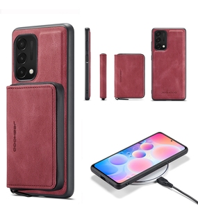 Funda magnética a prueba de golpes para móvil, funda trasera con cremallera para One Plus 11, One Plus N200, billetera con soporte - Product Image 4