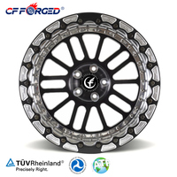 Jantes en alliage d'aluminium forgé CF FORGED, neuves, de dix mille tonnes, pour Mercedes/Audi, 17-23 pouces, argent personnalisé