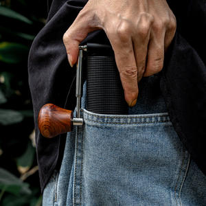 Moulin à café expresso personnalisé à <span class=keywords><strong>prix</strong></span> d'usine Petit moulin à main en acier inoxydable 420 Moulin à café manuel portable et pliable - Product Image 5